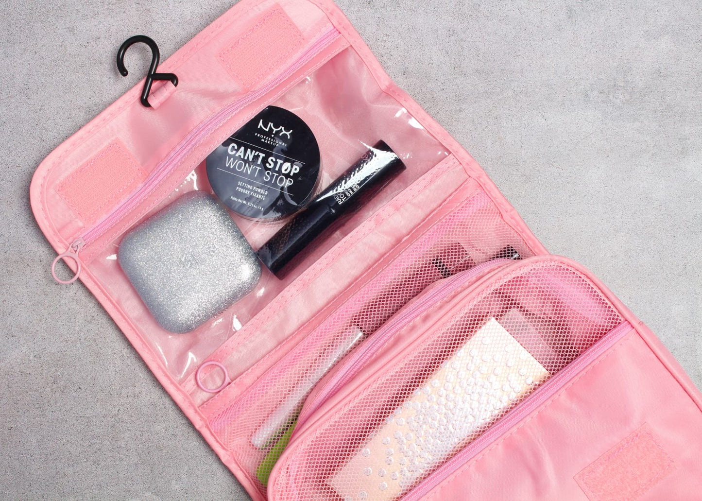 Hanging Roll-up Makeup Bag